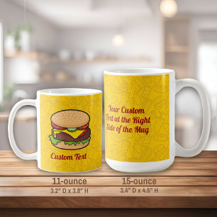 Cheeseburger Coffee Mugg