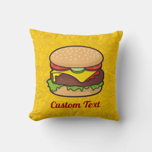 Cheeseburger Dekorativ kudde