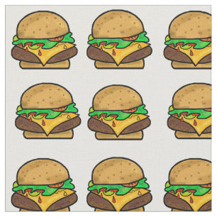 Cheeseburger Fabric Tyg