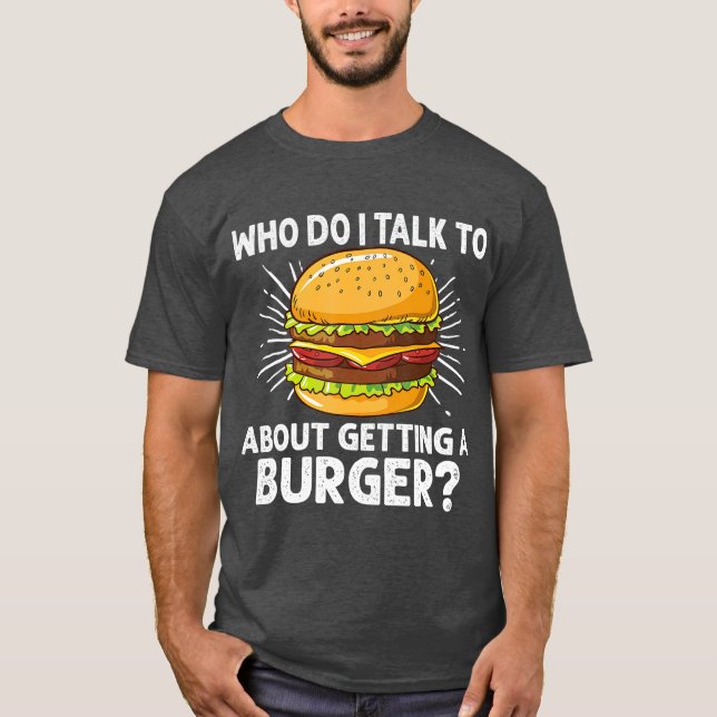 Cheeseburger Gift for burger älskare T Shirt (Framsida)