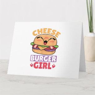 Cheeseburger Girl, Hamburger Women and Cheeseburge Kort