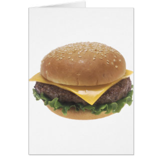 Cheeseburger Hälsningskort