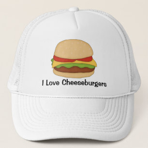 Cheeseburger Hat Truckerkeps