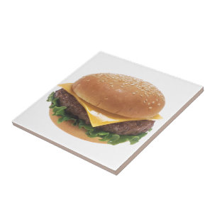Cheeseburger Kakelplatta