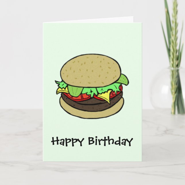 Cheeseburger Kort (Framsida)