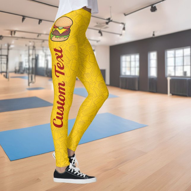 Cheeseburger Leggings (Skapare uppladdad)