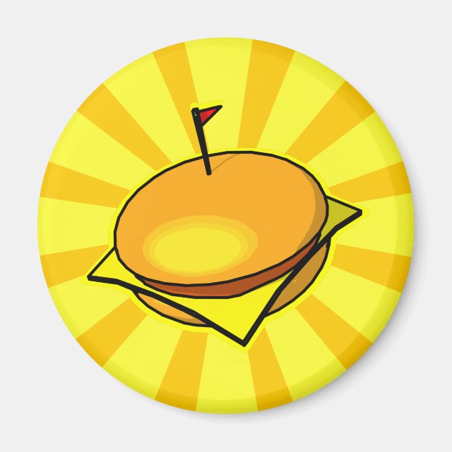CHEESEBURGER Magnet (Framsidan)