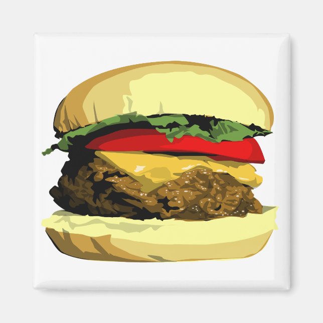 Cheeseburger magnet (Framsidan)