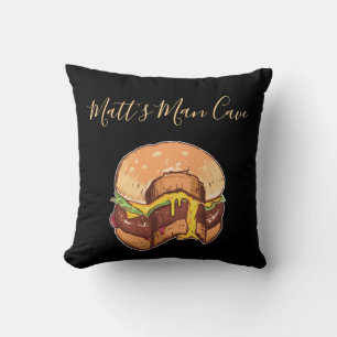 Cheeseburger Man Cave Kudde