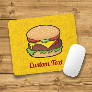 Cheeseburger Mouse Pad Musmatta