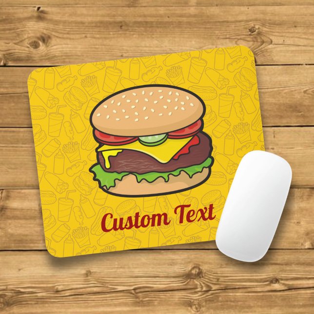 Cheeseburger Mouse Pad Musmatta (Skapare uppladdad)