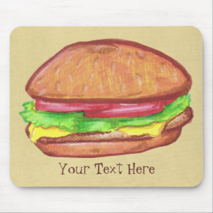Cheeseburger Mousepad Musmatta