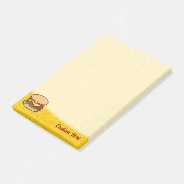 Cheeseburger Post-it Block (Vinklad)
