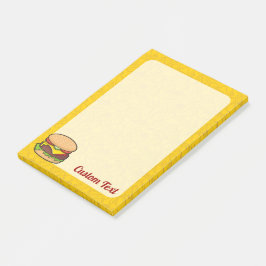 Cheeseburger Post-it Block