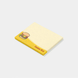 Cheeseburger Post-it Block