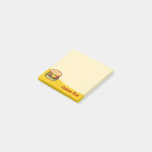 Cheeseburger Post-it Block