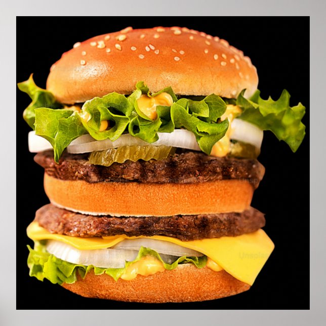 Cheeseburger Poster (Framsidan)