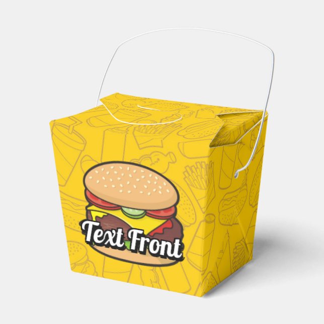 Cheeseburger Presentaskar (Framsidan Sidan)