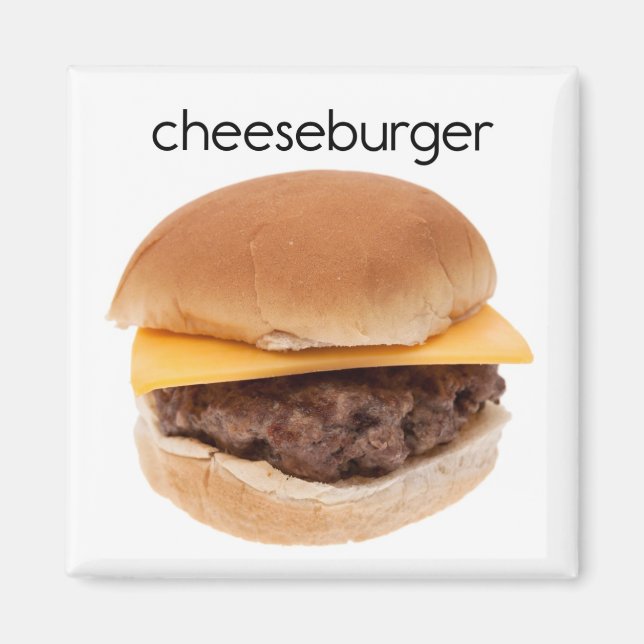 Cheeseburger Refrigerator Magnet (Framsidan)
