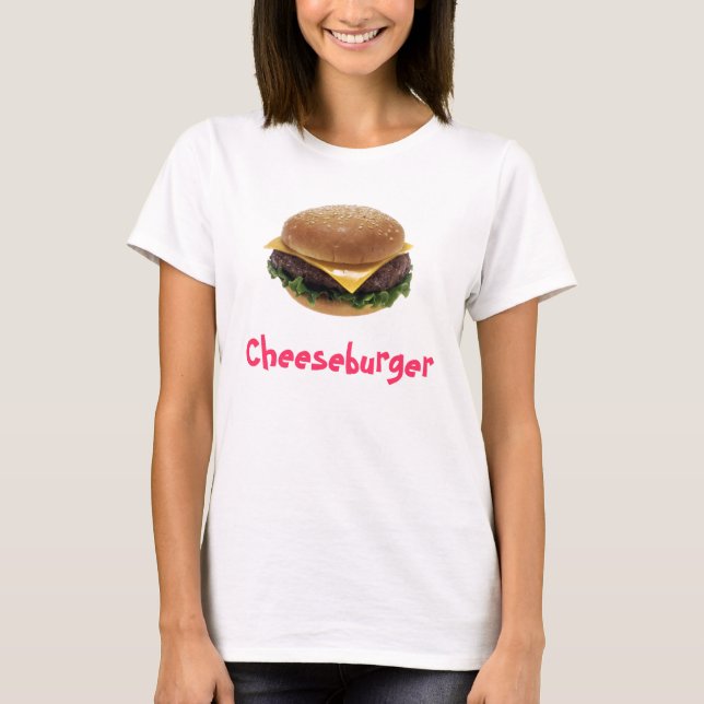 Cheeseburger T Shirt (Framsida)