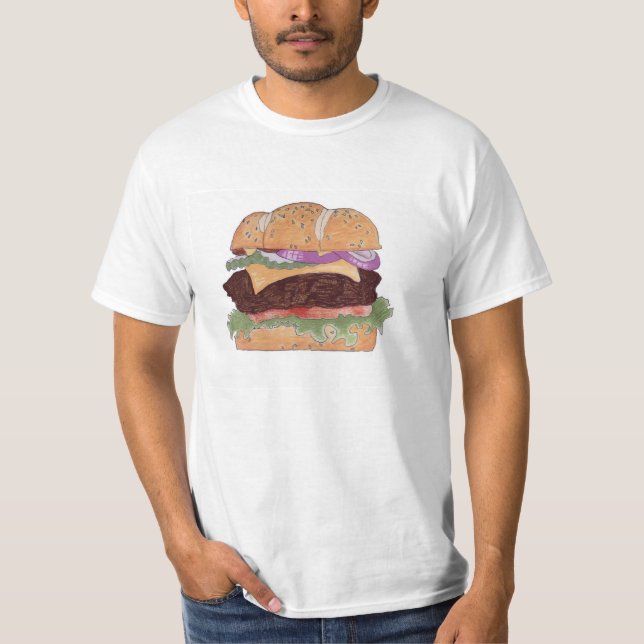 Cheeseburger T-shirt (Framsida)