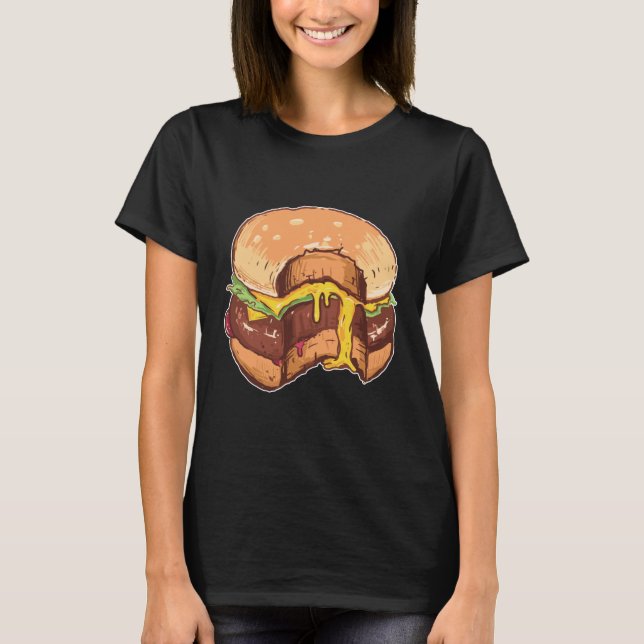 Cheeseburger T Shirt (Framsida)