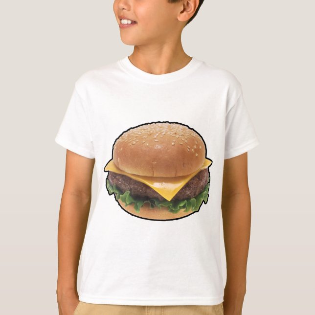 Cheeseburger Tee Shirt (Framsida)