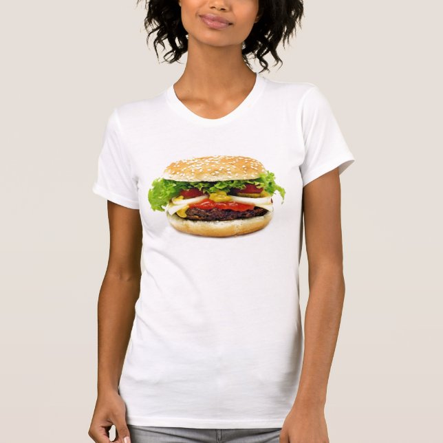 Cheeseburger Tee Shirt (Framsida)