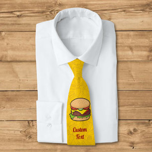 Cheeseburger Tie Slips