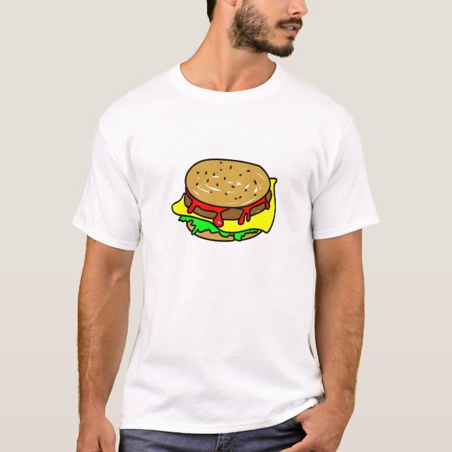 cheeseburger tröja (Framsida)