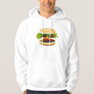 Cheeseburger Tröja Med Luva
