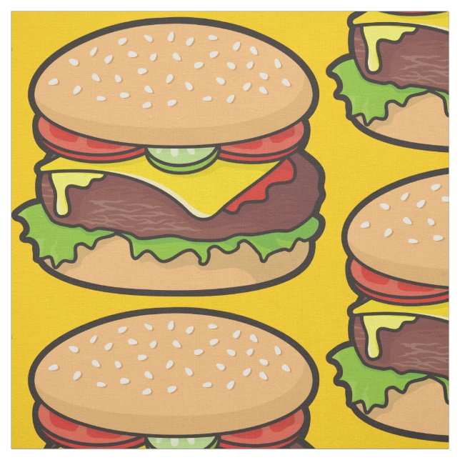 Cheeseburger Tyg (Provkarta)