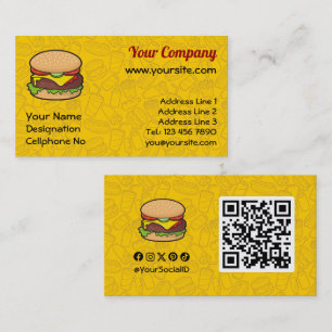 Cheeseburger Visitkort