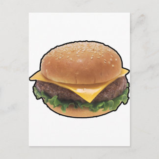 Cheeseburger Vykort