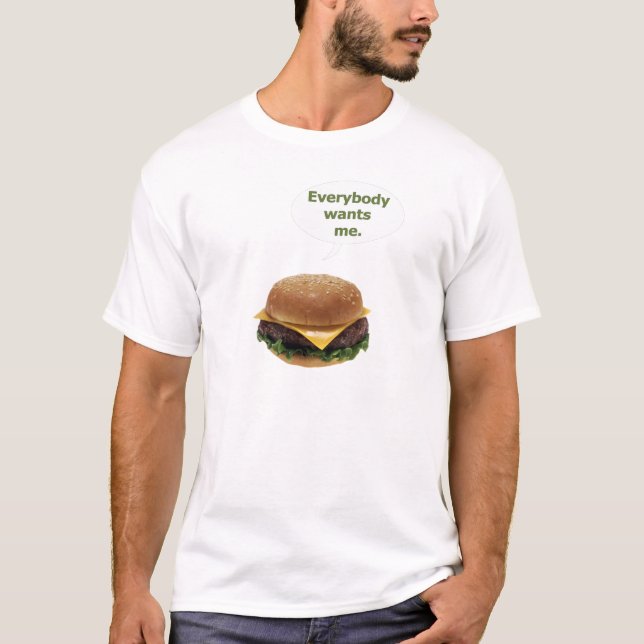 CheeseburgerT-tröja T-shirt (Framsida)