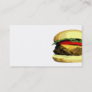 Cheeseburgervisitkortmall Visitkort