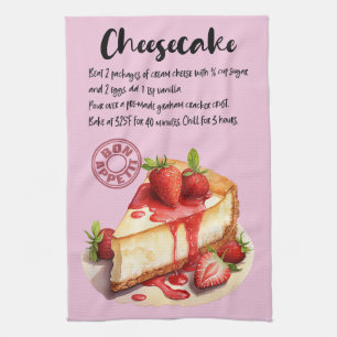 Cheesecake Baking Recipe Kökshandduk