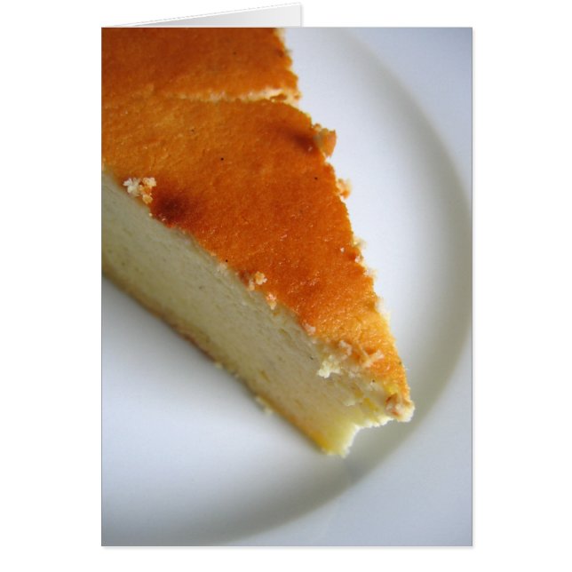 Cheesecake Card Hälsningskort (Framsidan)