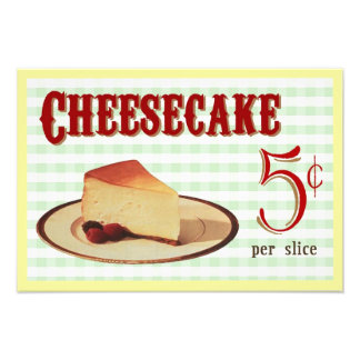 Cheesecake Fototryck