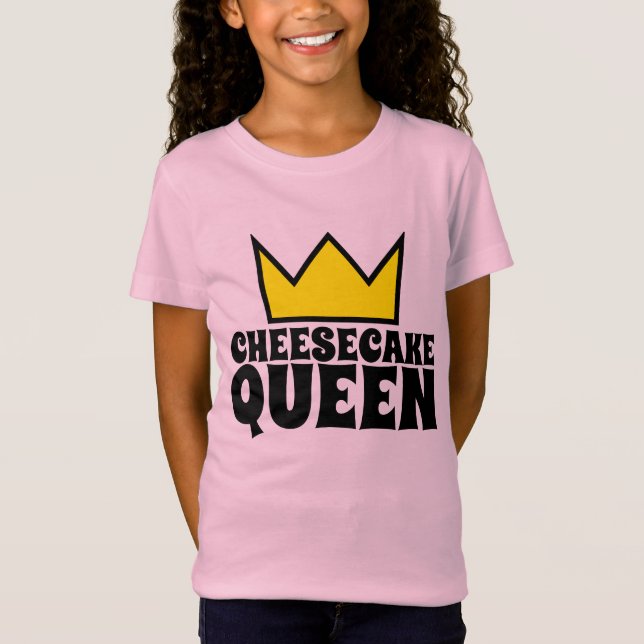 CHEESECAKE QUEEN GIRLS T-SHIRTS (Framsida)