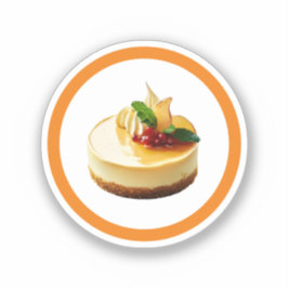 Cheesecake Sweet Klistermärken
