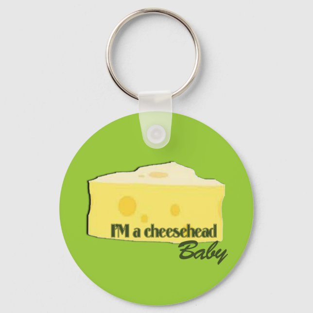 Cheesehead baby nyckelring (Framsida)