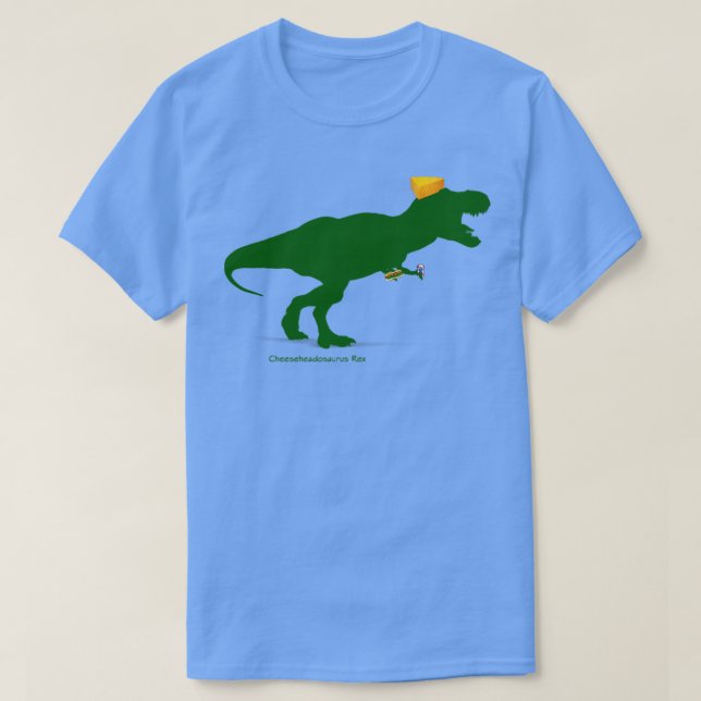 Cheesehead Cheeseheadasaurus Packers Dinosaur T Shirt (Design framsida)
