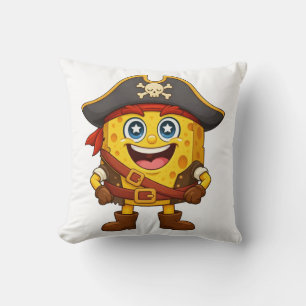 CheeseSunny Pirat – Söt Kawaii T-Shirt Kudde