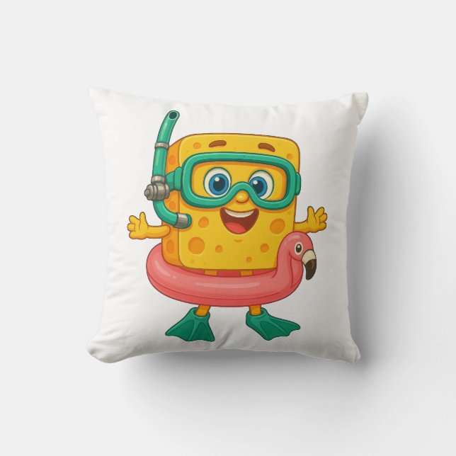 CheeseSunny™ – Summer Series by MiniSnackWorld Kudde (Framsida)
