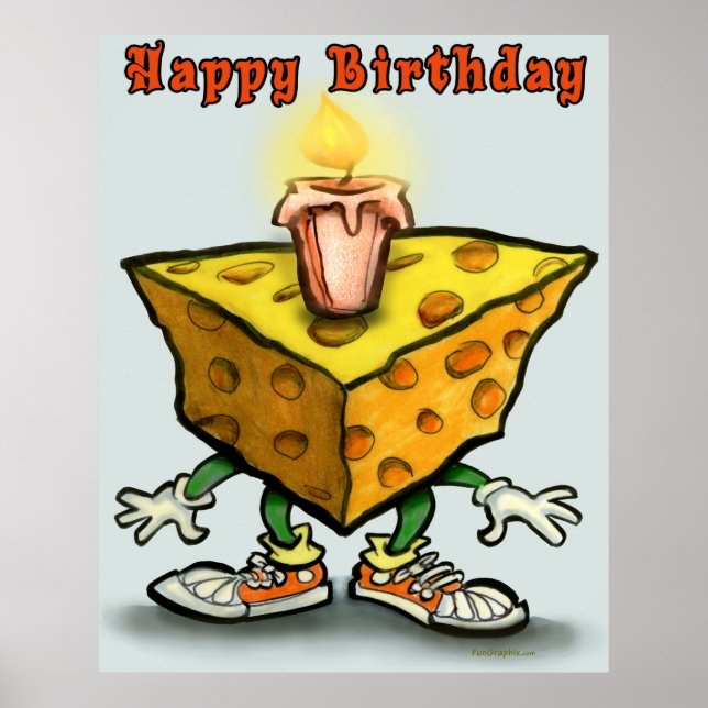 Cheesy Birthday Poster (Framsidan)