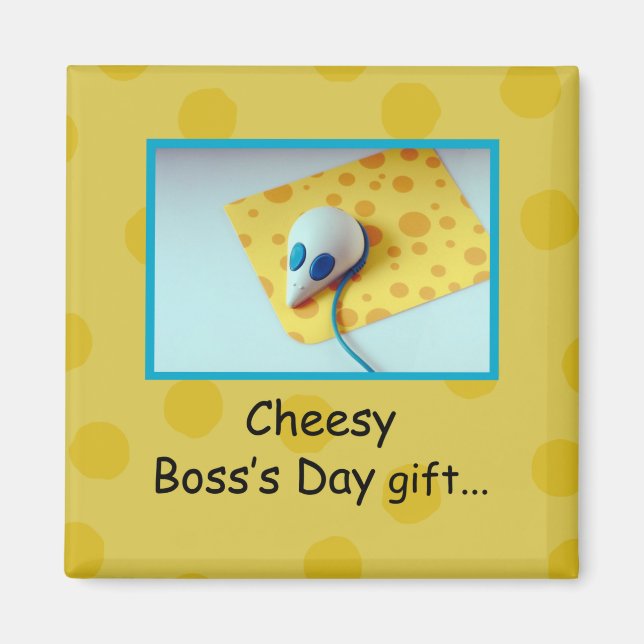 Cheesy Chef Europadagen, Helgdag, Humor Magnet (Framsidan)