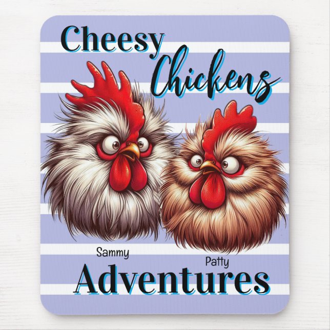 "Cheesy Chicken Adventures" Patty & Sammy Silkie Musmatta (Framsidan)