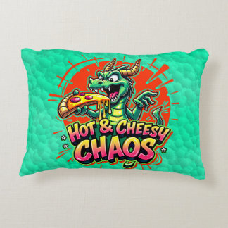 Cheesy Dragon Delight Prydnadskudde
