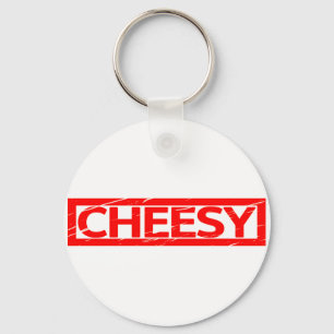 Cheesy Frimärke Nyckelring